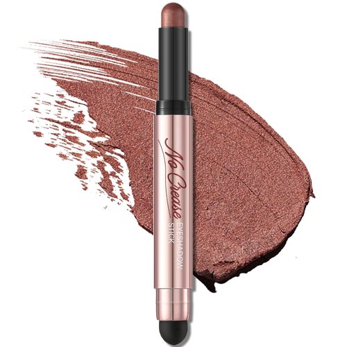 FOCALLURE Eyeshadow Stick - No Crease Creamy Formula | Matte & Shimmer, Smudge-Proof, Paint The Town Red
