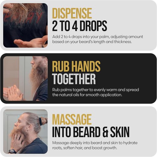 The Beard Struggle - Beard Oil for Men - Natural Blend for Softens, Moisturizing, & Healthier Beard Growth - Viking Storm Night Liquid Silver Elixir - Vegan-Friendly Beard Growth Oil (1 Fl oz)