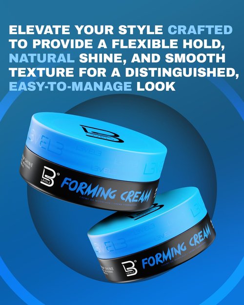 L3 - Level 3 Forming Cream - Natural Look & Volume Boost - Non-Sticky Hair Styling Cream (1)