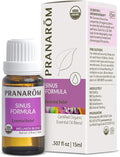 Pranarom - Organic Sinus Formula Essential Oil Blend for Wellness | 15ml Aromatherapy
