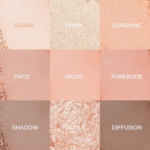 INTO YOU Eyeshadow Palette - 9 Vibrant Colors with Shimmer & Matte Shades | Long-Lasting, Smooth Formula, 0.26 Oz