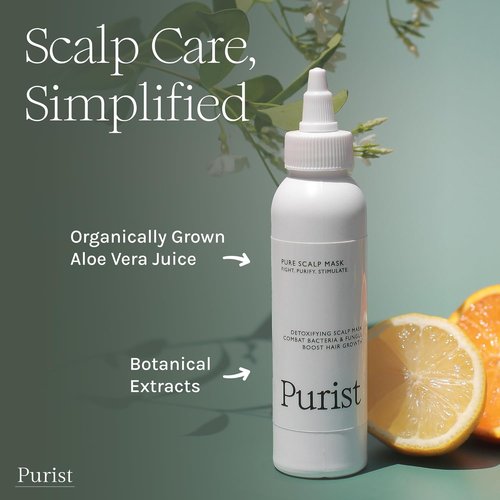 Skiennix Antifungal Scalp Mask - Natural Hair Growth Booster with Aloe & Rosemary - Detoxifying Treatment