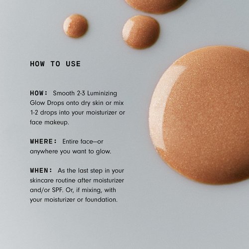 Versed Mood Lighting Luminizing Glow Drops - Sheer Bronzed Liquid Highlight with Antioxidants & Hydrating Hyaluronic Acid | Vegan 1 fl oz