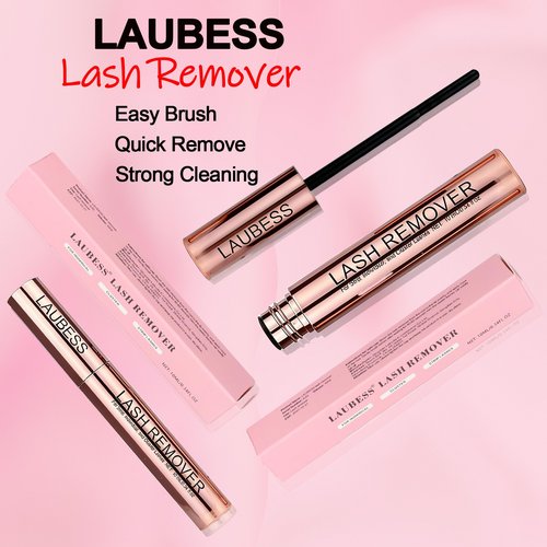 Lash Remover for Lash Extensions 10ML LAUBESS Lash Glue Remover Lash Bond and Seal Remover Lash Extension Remover Lash Cluster Remover Eyelash Remover for Lash Clusters
