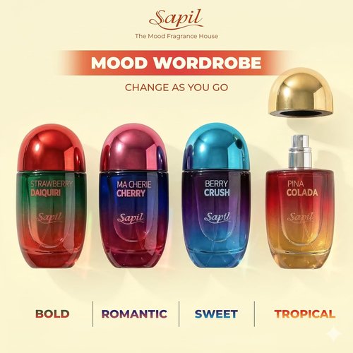 Sapil Pina Colada Perfume for Women - Tropical Freshness for Summer - Long-Lasting 100ml Eau De Parfum