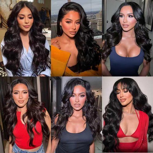 KAITHLYPO 22 Inch Body Wave Bundles Human Hair 12A 100% Unprocessed Brazilian Virgin 1 Bundle for Women Weave Quick Human Hair Bundles Body Wave