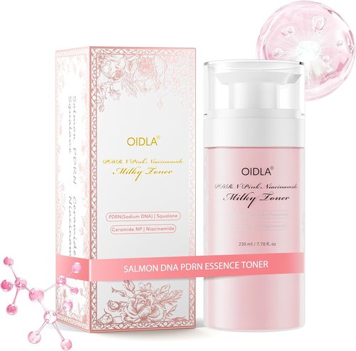 PDRN Pink Niacinamide Milky Toner - Hydrating & Soothing Formula for Glass Glow Skin | 230ml (7.78 fl. oz.)