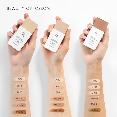 Beauty of Joseon Daily Tinted Fluid Sunscreen - Moisturizing Broad Spectrum SPF 40 | 12 Shades, 50ml