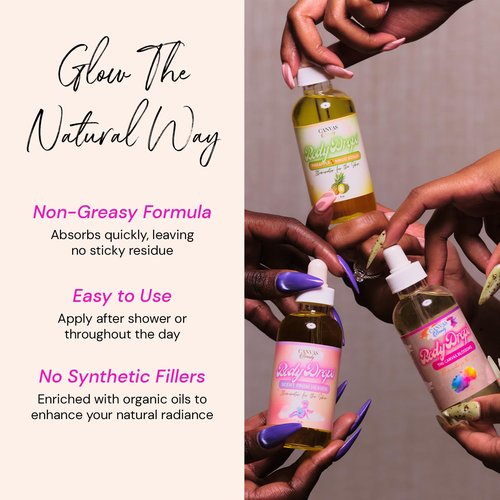 Canvas Beauty Body Drops, Scent From Heaven - With Coconut Oil, Jojoba Oil & Vitamin E