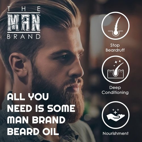 Mystery Man Beard Grooming Oil - Natural Conditioning Formula for Soft, Hydrated Beards (1 Ounce)