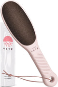 TSURULABO Foot File - Dual-Sided Coarse & Fine Design | Water-Resistant Callus Remover in Pink