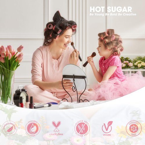 Hot Sugar Girls Makeup Kit for Birthday Gift, All in One Makeup Set for Women Full Kit, Christmas Beauty Set for Teens 10 12 13 16 Includes Real Cosmetics (Purple)