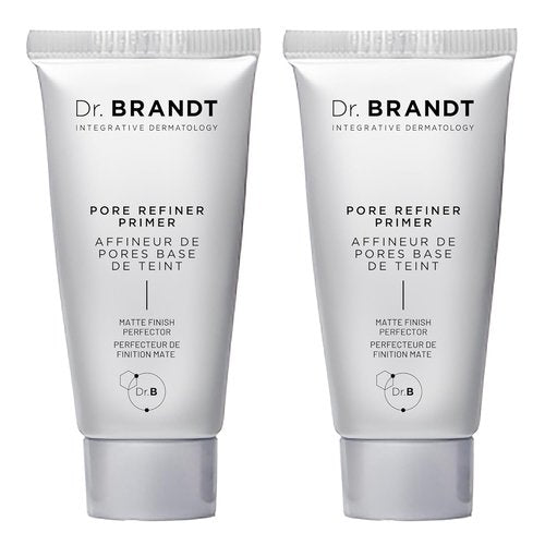 Dr. Brandt Pores No More Primer - Instantly Minimize Pores, Control Oil & Shine - 0.5 fl oz, Set of 2