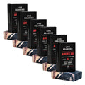 Live Bearded All-Natural Bar Soap for Men, 6-Pack of 5 oz - Made in the USA - Exfoliates and Moisturizes - Charcoal, Pumice, Shea Butter | American Scent - Cedar, Vetiver, Bergamot
