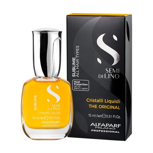 Alfaparf Milano Semi Di Lino Moisture Hair Mask & Cristalli Liquidi Serum Set | Hydrating Deep Conditioning for Dry Hair