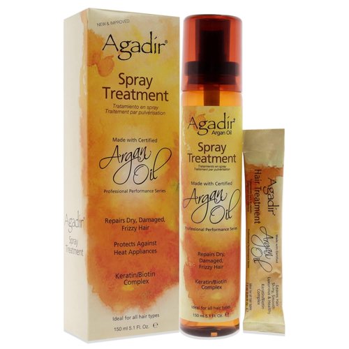 AGADIR Argan Oil Spray Treatment - Nourishing Hair Care | 5.1 Fl Oz (Single Bottle)