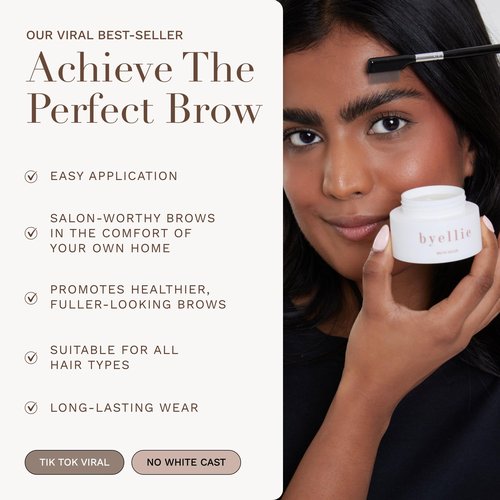 Byellie Brow Shape 30ml, Super Strong Clear Eyebrow Gel, Define, Shape & Hold All Day, No White Cast or Residue, Easy to Use Laminated Look, Natural Makeup, Vegan & Cruelty Free