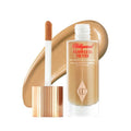 Charlotte Tilbury Hollywood Flawless Filter - Multi-Use Makeup Primer & Illuminating Highlighter - Smooths, Blurs, Sheer Coverage