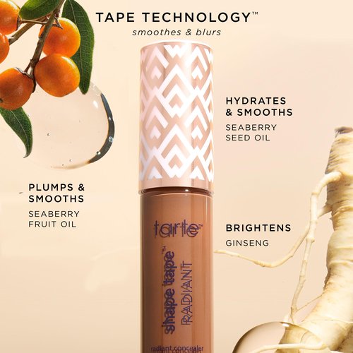 tarte shape tape radiant concealer – Medium-Coverage, Hydrating Finish Under Eye Concealer for Dark Circles, Redness & Discoloration, Vegan, Cruelty-Free, full size, 22N light neutral