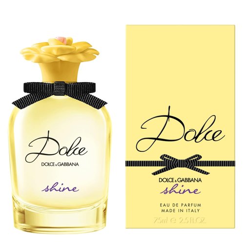 Dolce&Gabbana Dolce Shine Eau De Parfum Spray for Women - 75 ml | 2.5 fl. oz - Captivating Floral Fragrance