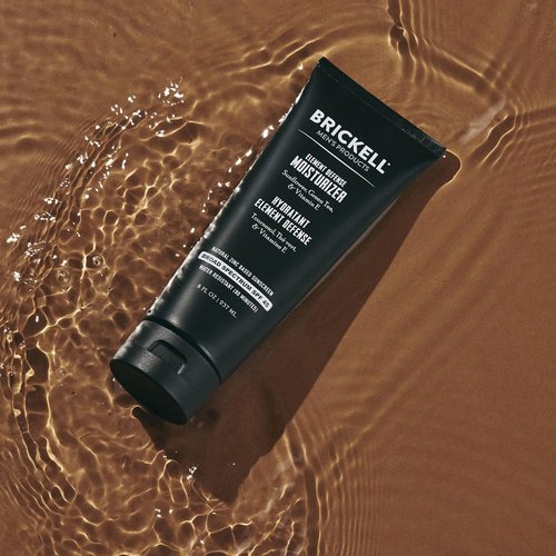 Brickell Men's Element Defense SPF 45 Moisturizer - Natural Zinc Oxide Sunscreen for Hydration | 8 Ounce, Unscented