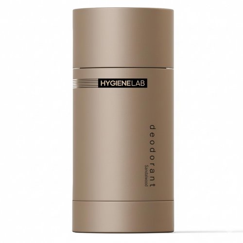 HygieneLab Men’s Deodorant – Aluminum-Free, 24-Hour+ Odor Protection, EWG Verified, Smooth Glide Application, Powered by Essential Oils, Premium Sandalwood Scent