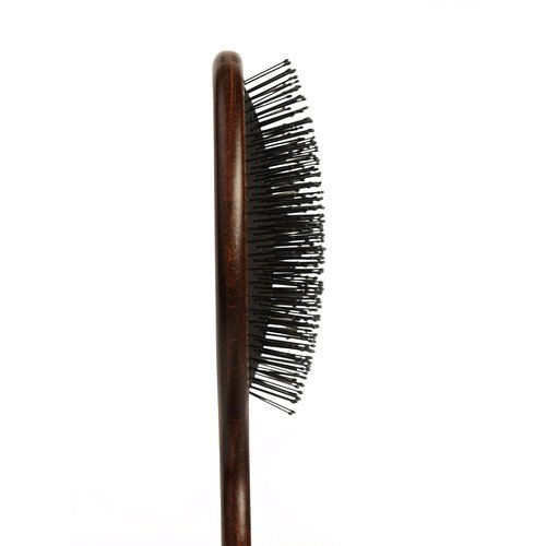 BUR BUR Mermaid Brush - Wet Detangling Hair Brush with Wooden Handle & Flexible Bristles | Scalp Massaging