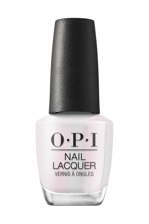 OPI Nail Lacquer Glazed N' Amused | Sheer Soft White Pearl Chip Resistant Nail Polish Your Way Collection
