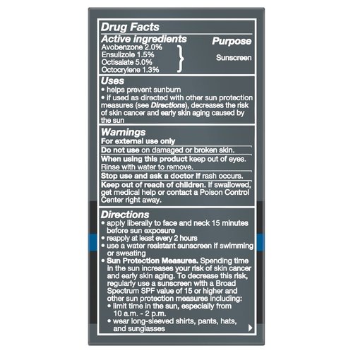 Dove Men + Care Face Lotion Hydrate with Broad Spectrum SPF 15, 1.69 Fl Oz