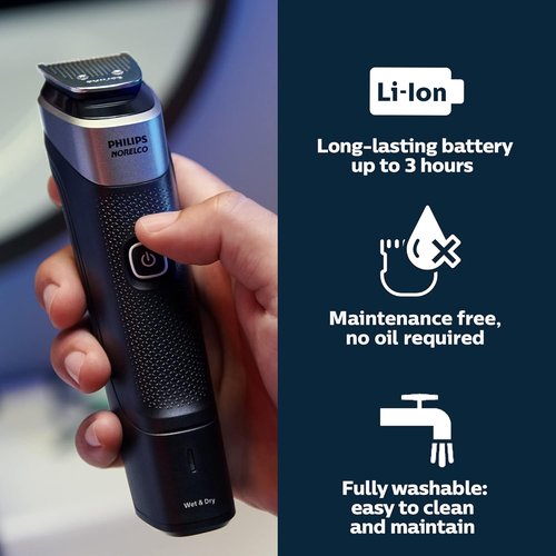 Philips Norelco Multigroom 5000 Series - All-in-One Trimmer & Hair Clipper | 18-Piece Men's Grooming Kit