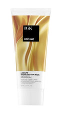 IGK Offline 3-Minute Hydration Hair Mask - Deep Conditioning Treatment for Dry, Damaged Hair | Vegan & Cruelty-Free