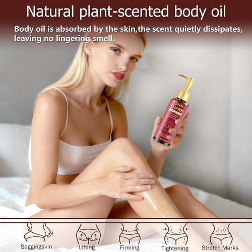 Regine Switzerland Body Firming Oil - Glow-Remedy Hydrating Treatment for Arms, Legs & Stomach | 4.06 Oz