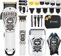 BESTBOMG® Hair Clippers for Men - Professional Beard Trimmer Kit with Ceramic T-Blade | Perfect for Barbers & Gifts
