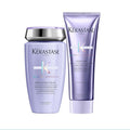 Kerastase Blond Absolu Ultra-Violet Purple Shampoo & Conditioner Set - Hydrates & Neutralizes Brassiness for Lightened Hair