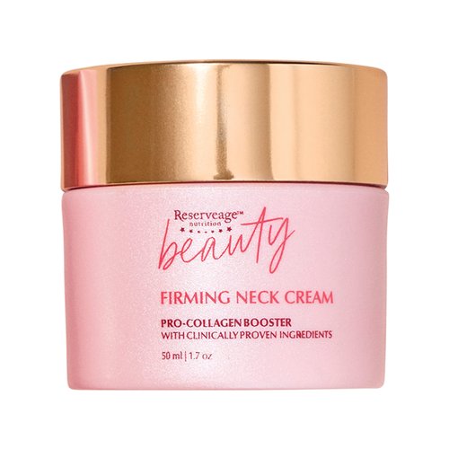 Reserveage Beauty, Firming Neck Cream with Pro-Collagen Booster, Tights, Smooths and Moisturizes with Micro-Encapsulated Copper Peptides and Measurable Results, 1.7 oz