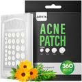 ZATKTK Pimple Patch (360 Counts 4 Sizes), Hydrocolliod Acne Patch for Face, Invisible Zit Patch with Tea Tree Oil & Calendula Oil, Blemish Patch