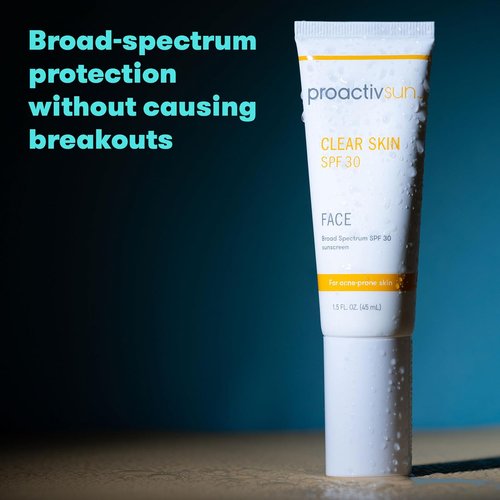 Proactiv Clear Skin Sunscreen Moisturizer SPF 30 - Hydrating Oil-Free Lotion for Oily & Acne-Prone Skin, 1.5oz