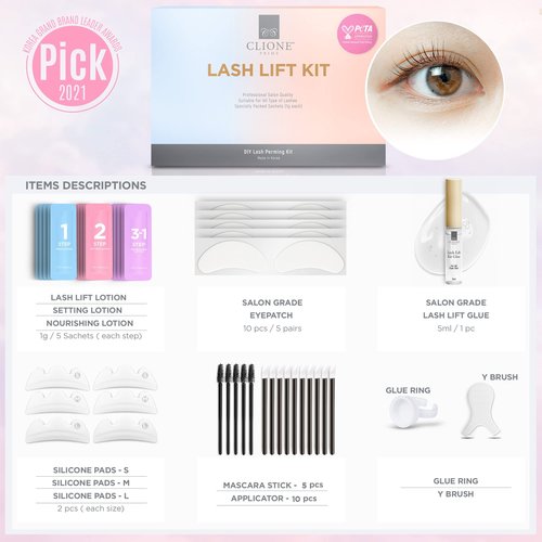 CLIONE PRIME Lash Lift + Brow Lamination Kit