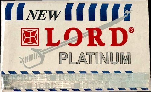 Lord Platinum Double Edge Safety Razor Blades, 100 blades (5x20)