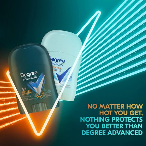 Degree Travel Deodorant Variety 24-Pack (12 Cool Rush + 12 Shower Clean) – 72H Body Heat Activated Mini Antiperspirant, 0.5 Oz Ea