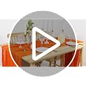 36x10FT Orange Cheesecloth Table Runner Rustic Gauze for Halloween & Events