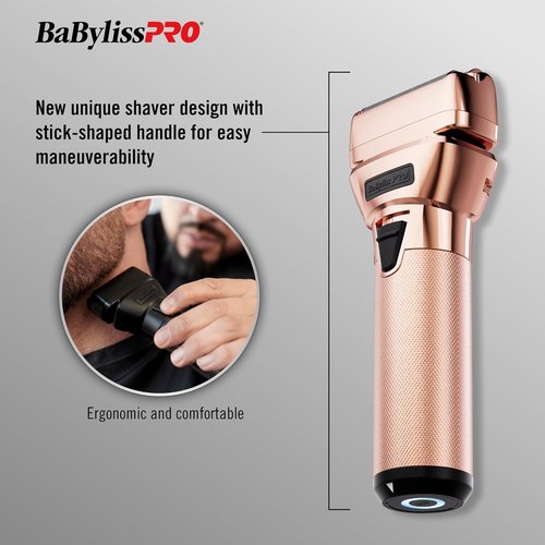 BaBylissPRO FXONE Double Foil Shaver - Interchangeable Battery for Ultimate Grooming Flexibility