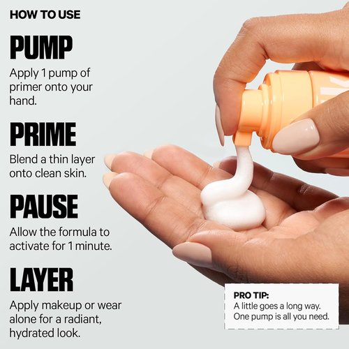 Milk Makeup Cloud Glow Foam Primer - Brightening Face Primer for 12-Hour Makeup Hold | Hydrating, Lightweight, Silicone-Free - 0.91 oz