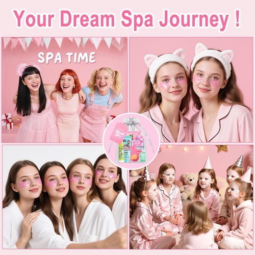 55PCS Spa Skincare Set for Kids,Spa Party Favors Supplies For Teens 10-12, Easter Basket Stuffers, Small Gifts, Galentines Gifts,Bulk Gift For Girls Ages 8-12