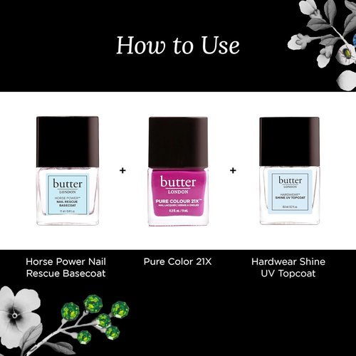 butter LONDON Nail Lacquer Polish - Fast-Drying, Long-Lasting Gel Finish | Vegan & Cruelty-Free, 0.4 oz