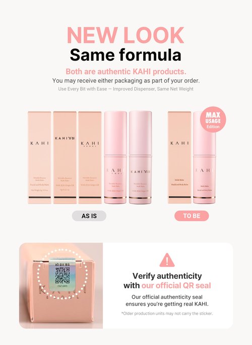 KAHI Wrinkle Bounce Multi Balm Stick | PDRN Collagen Wrinkle Stick | Korean Skin Care |All-in-One Hydrating Lip Balm Eye Cream Neck Cream Make Up Base & Face Mist Moisture Balm