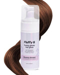 Hally Hair Fluffy G Hair Gloss - 3.4 fl oz Brown Color Glaze for Vibrant, Shiny Hair