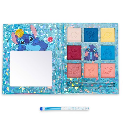 Stitch Eyeshadow Palette - 8 Color Makeup Kit with Stickers for Lilo and Stitch Dress Up Party