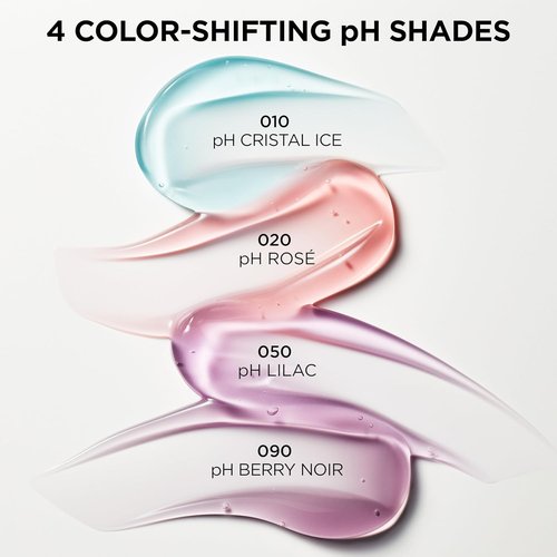 L'Oreal Paris Plump Ambition Lip Oil - Color Shifting Tint with 24HR Hydration & Volumizing Shine, 050 pH Lilac