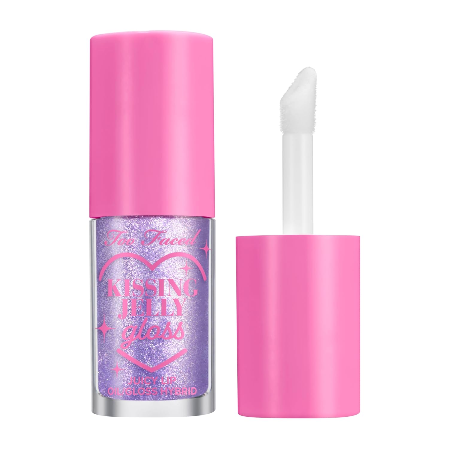Too Faced Kissing Jelly Ornament - Hydrating Lip Oil Gloss with Sheer Coverage & Iridescent Shine